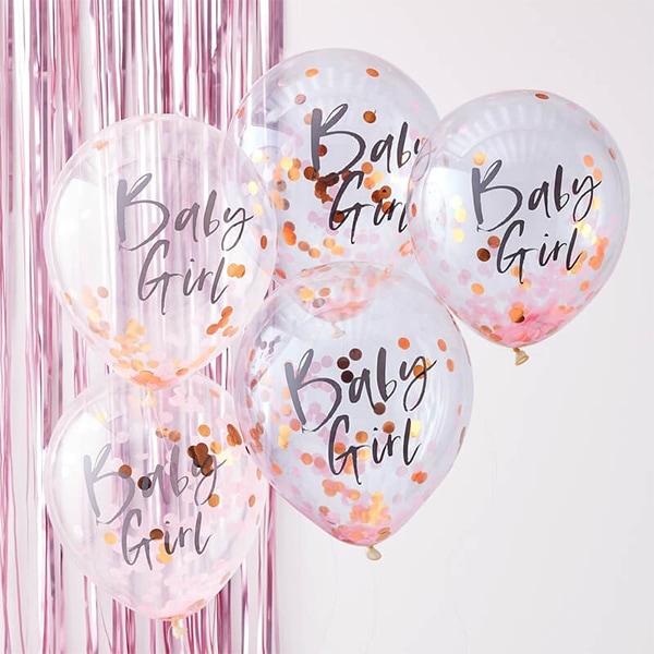 Twinkle Twinkle, Ballonger Baby Girl 5 stk