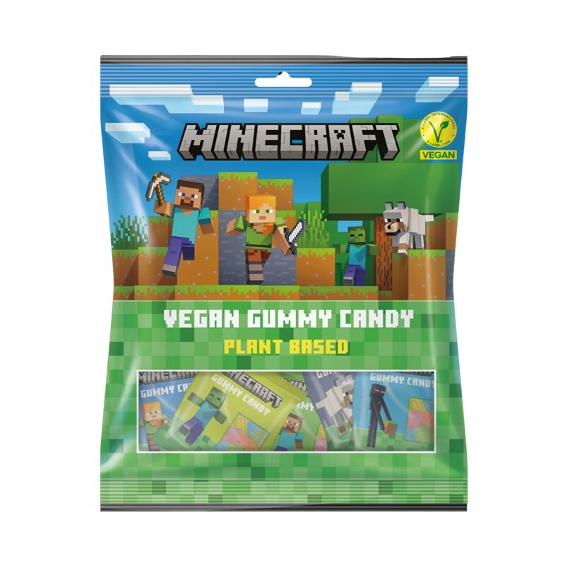 Minecraft Gummigodis Miniposer 11 stk.