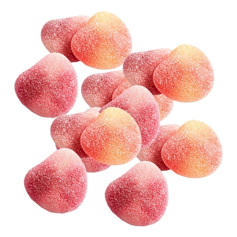 Haribo Peaches Melba i Stor Pakke 2,4 kg