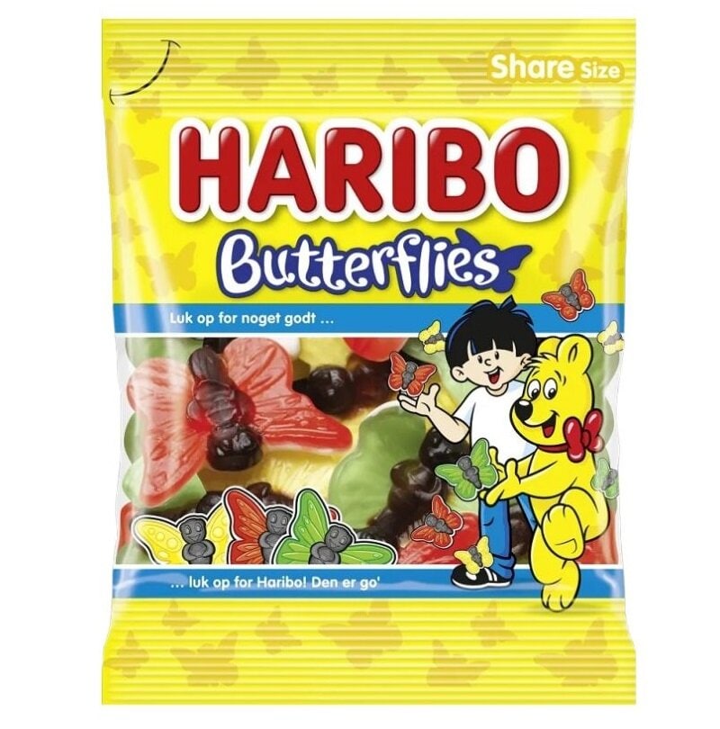 Haribo sommerfugler 120 gram