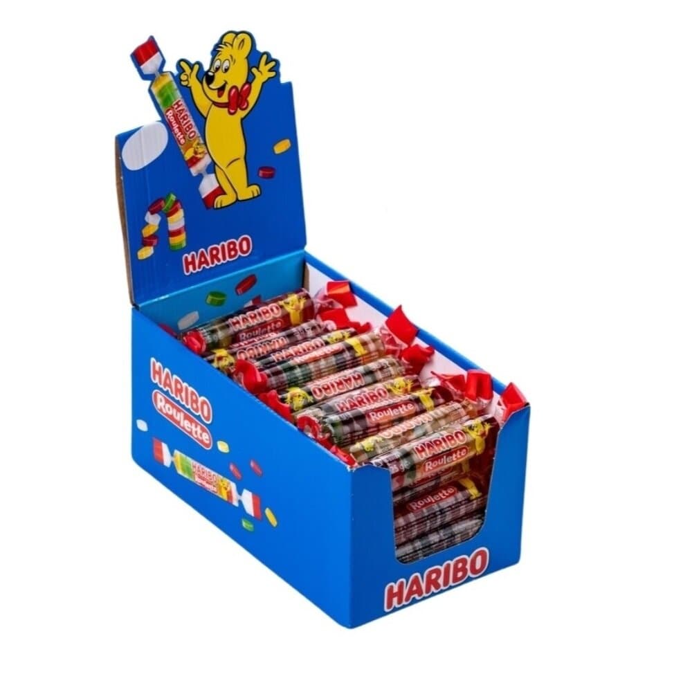 Haribo Roulette Frukt i Stor Pakke 1,25 kg