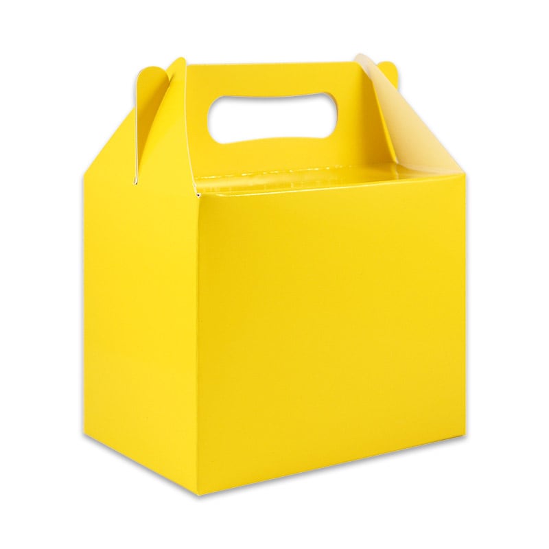 Partybox i gul farge