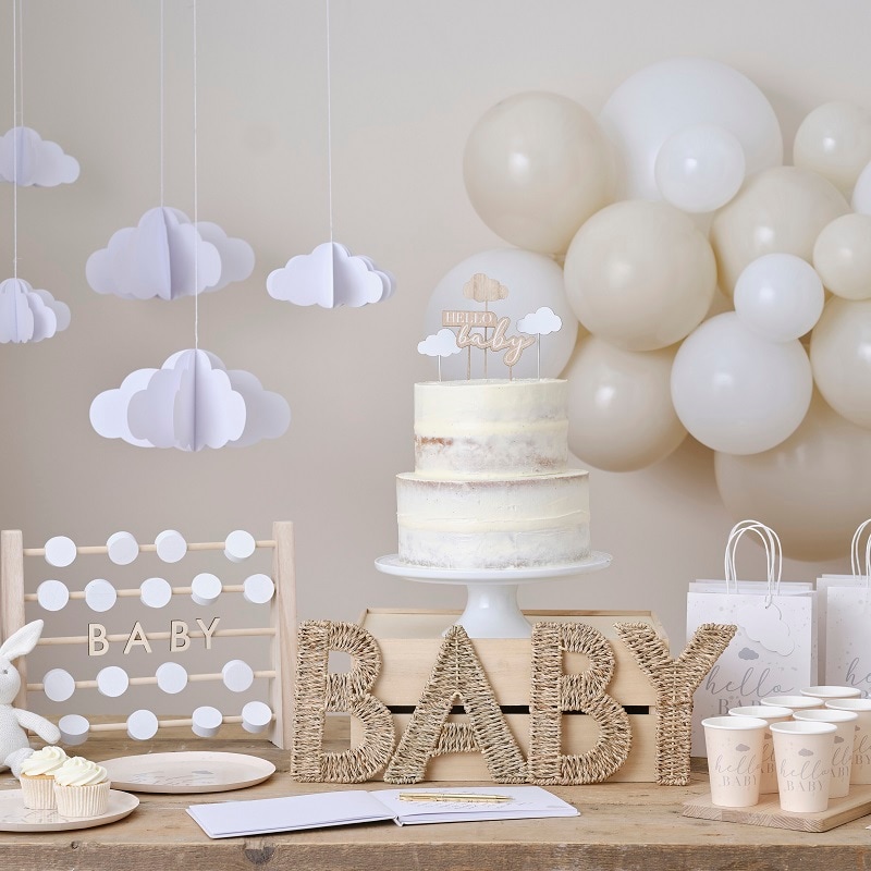 Hello Baby - Cake Toppers 4 stk.