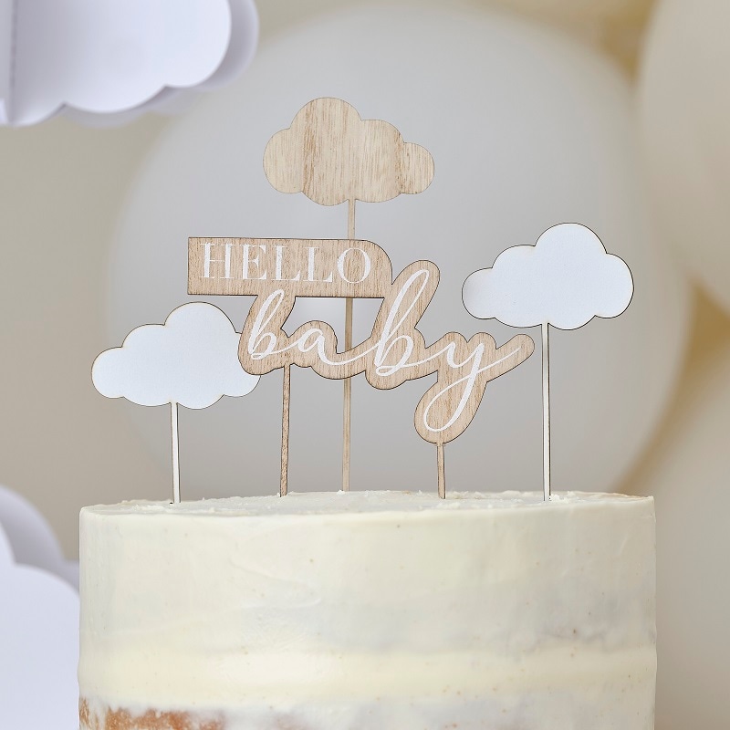 Hello Baby - Cake Toppers 4 stk.