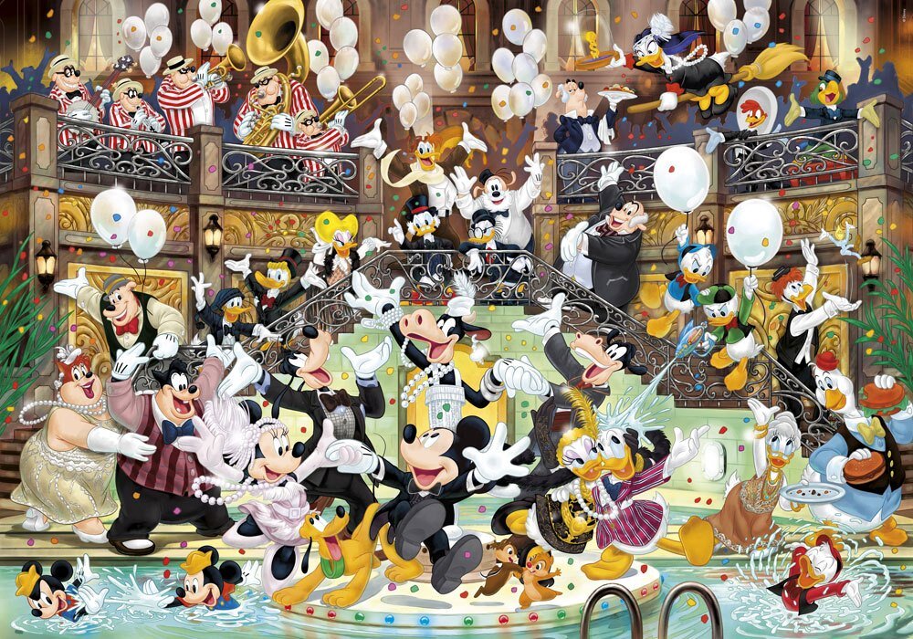 Clementoni Puslespill, Disney Characters Gala 6000 brikker