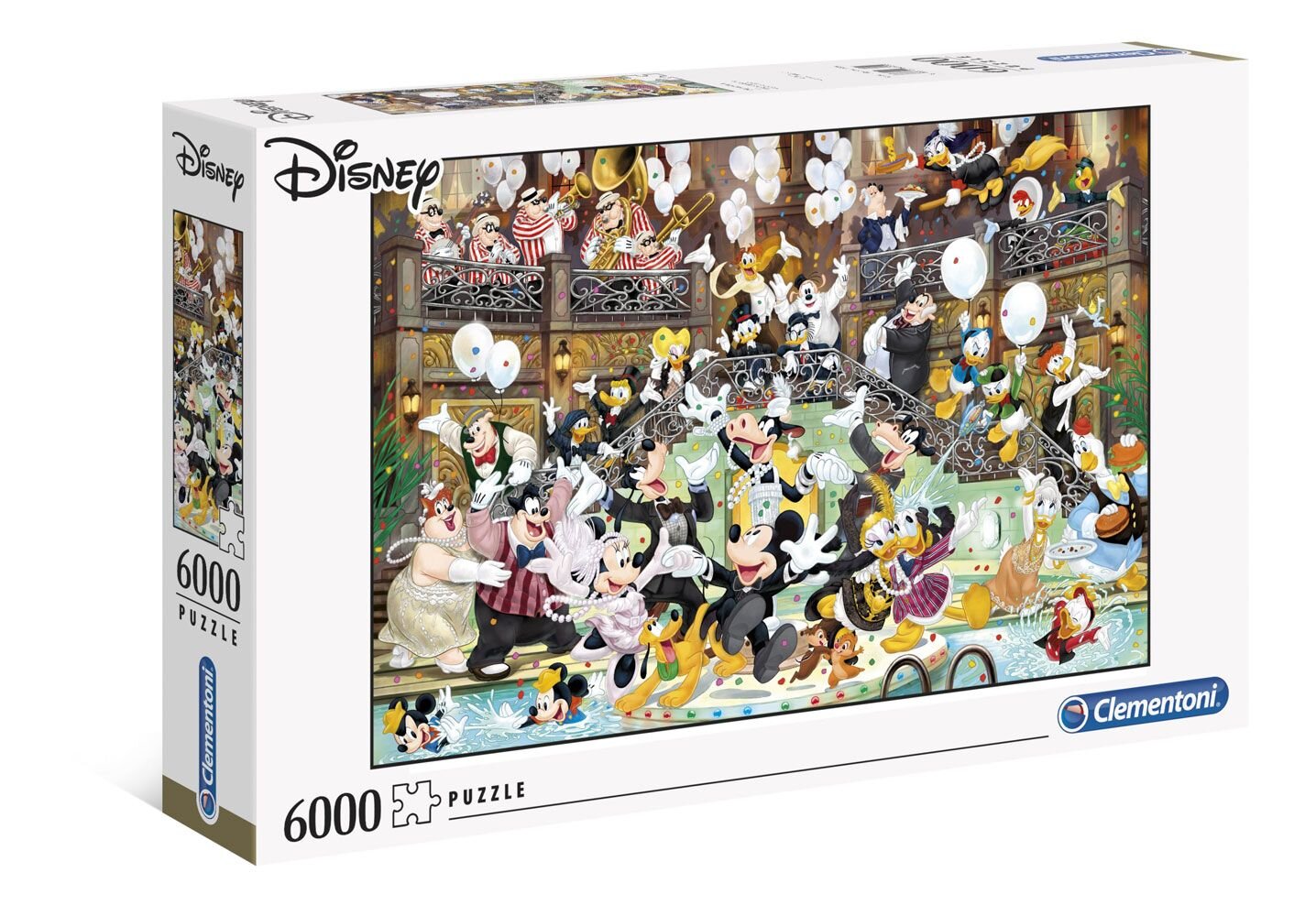 Clementoni Puslespill, Disney Characters Gala 6000 brikker