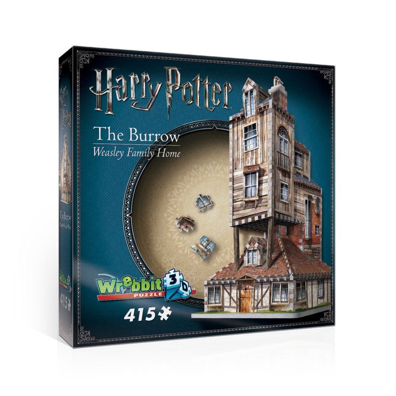 Harry Potter 3D Puslespill The Burrow (Weasley Family Home) 415 biter
