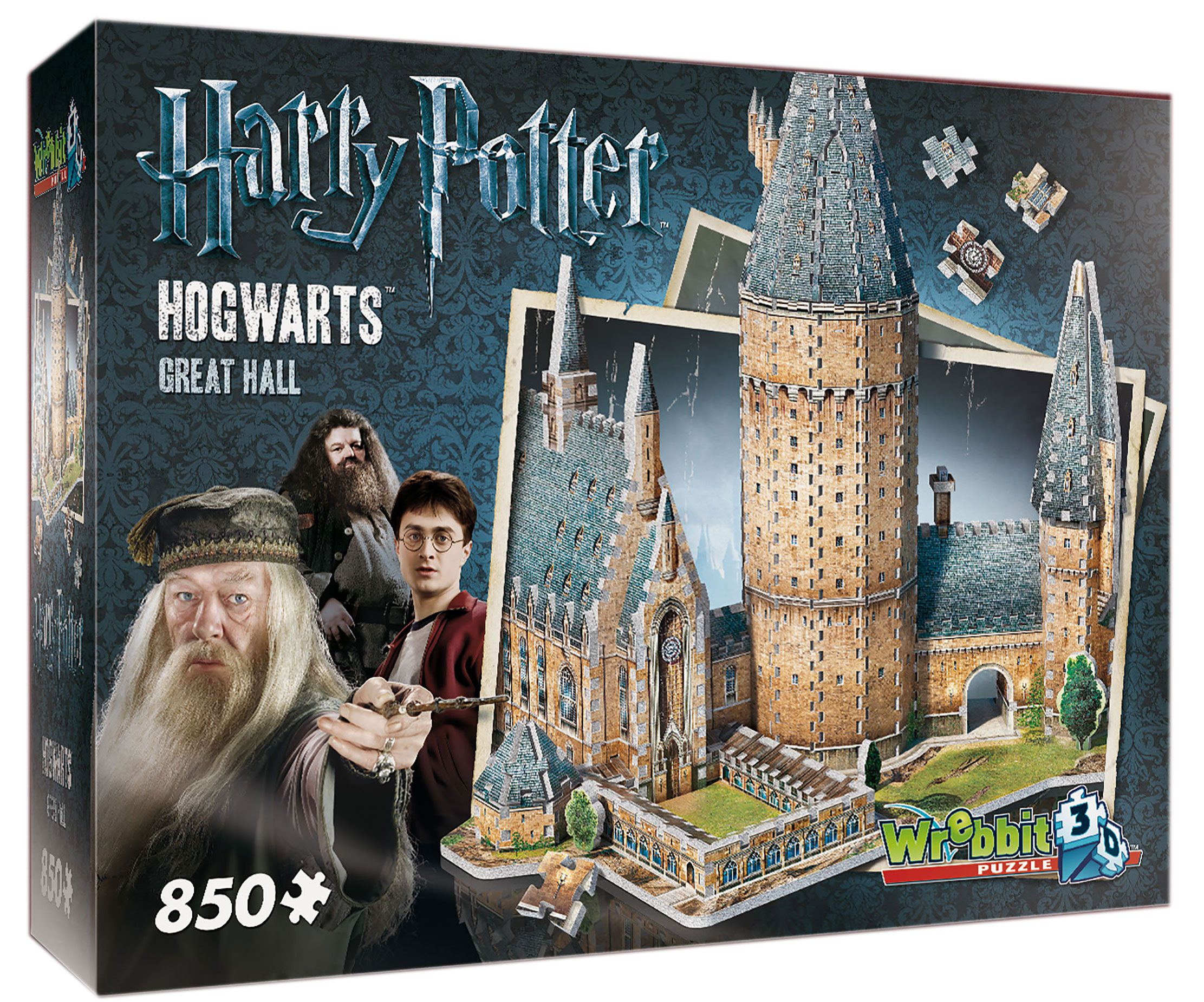Harry Potter 3D Puslespill Great Hall 850 biter