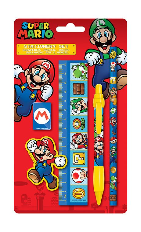 Super Mario, Skolesett 5 stk.