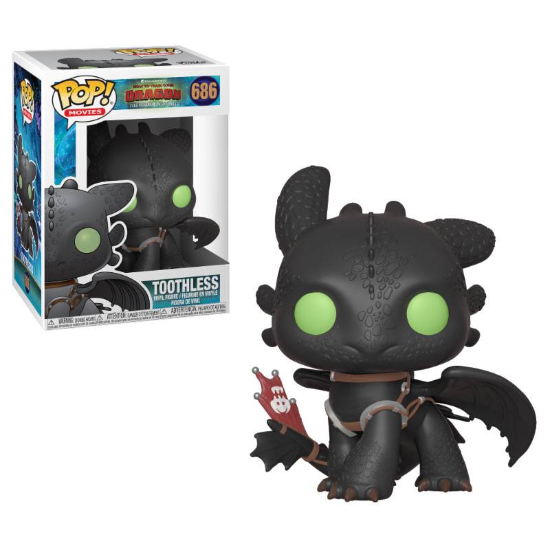 Dragetreneren 3, POP Vinylfigur Tannløs Funko 686