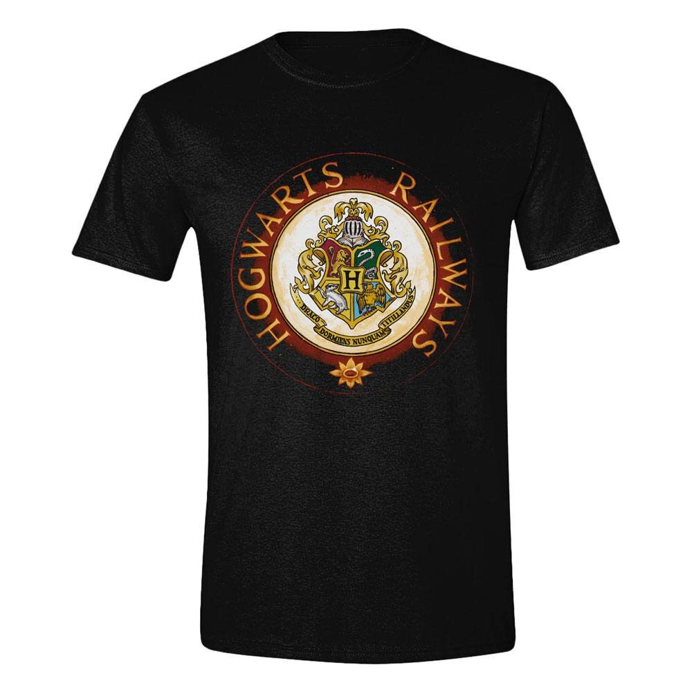 Harry Potter, T-Skjorte Hogwarts Railways Circle Small
