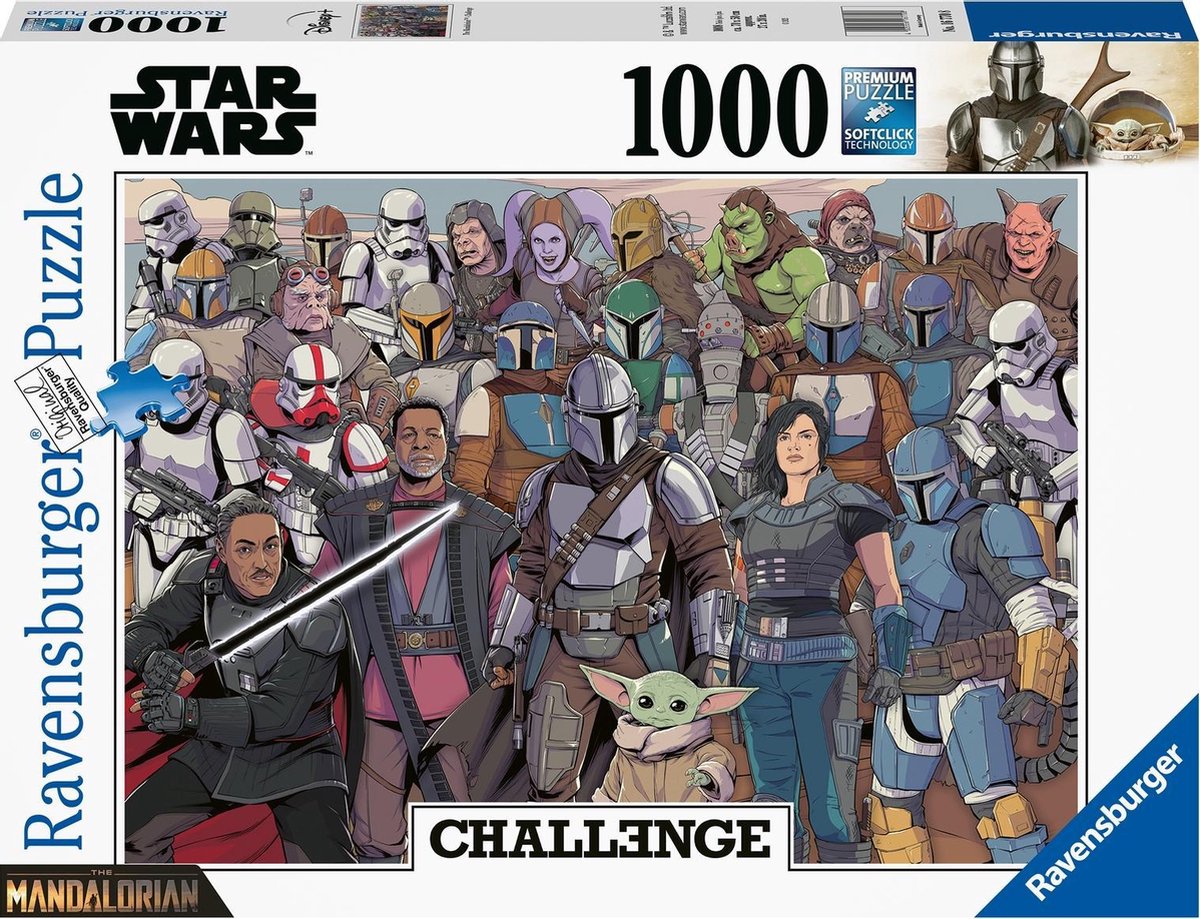 Ravensburger Puslespill, Mandalorian Challenge 1000 brikker