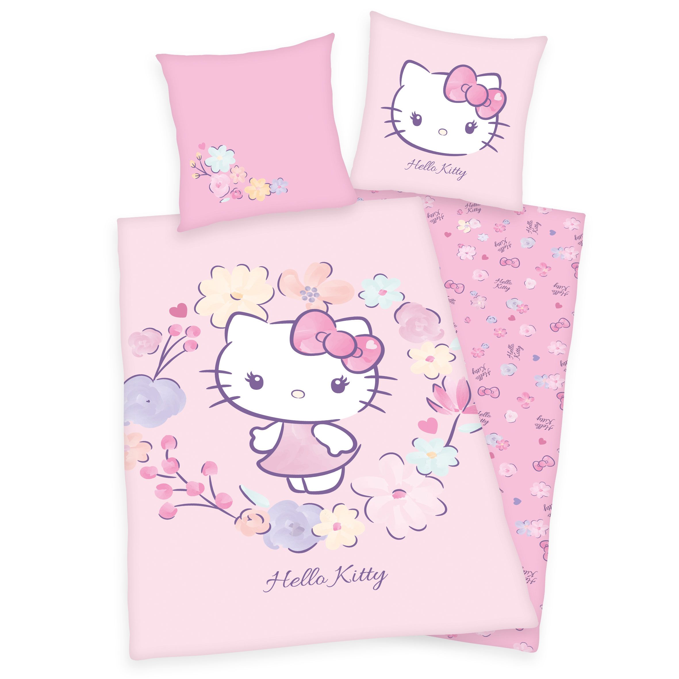 Sengetøysett - Hello Kitty