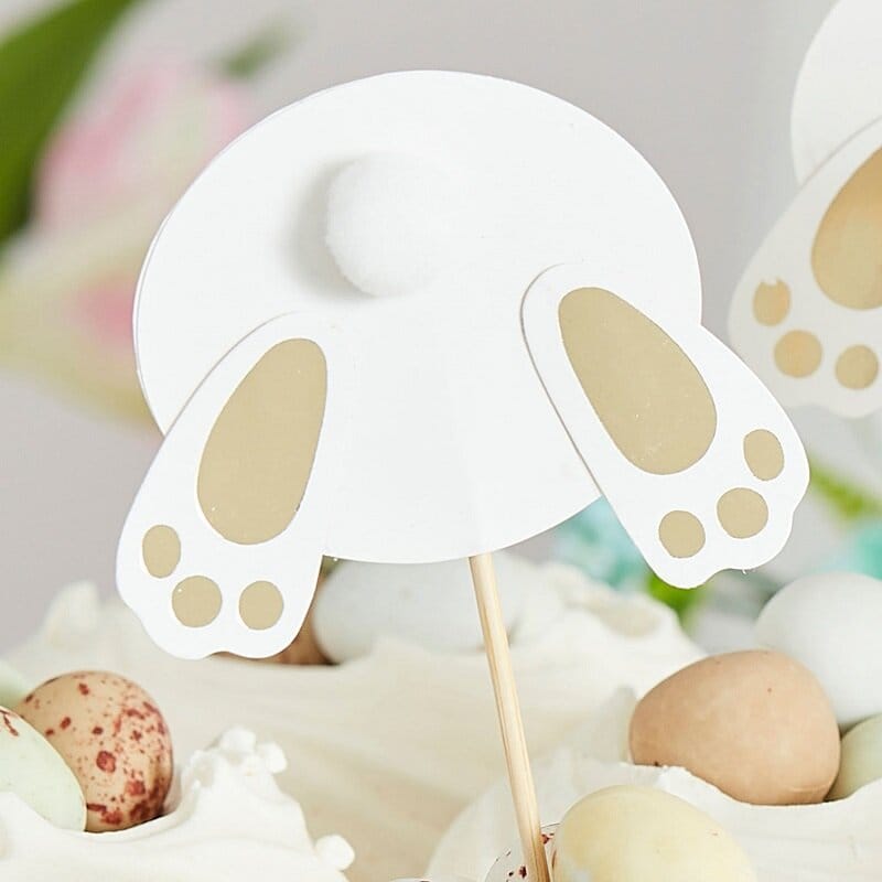 Cake Toppers Kaninlabber 6 stk.