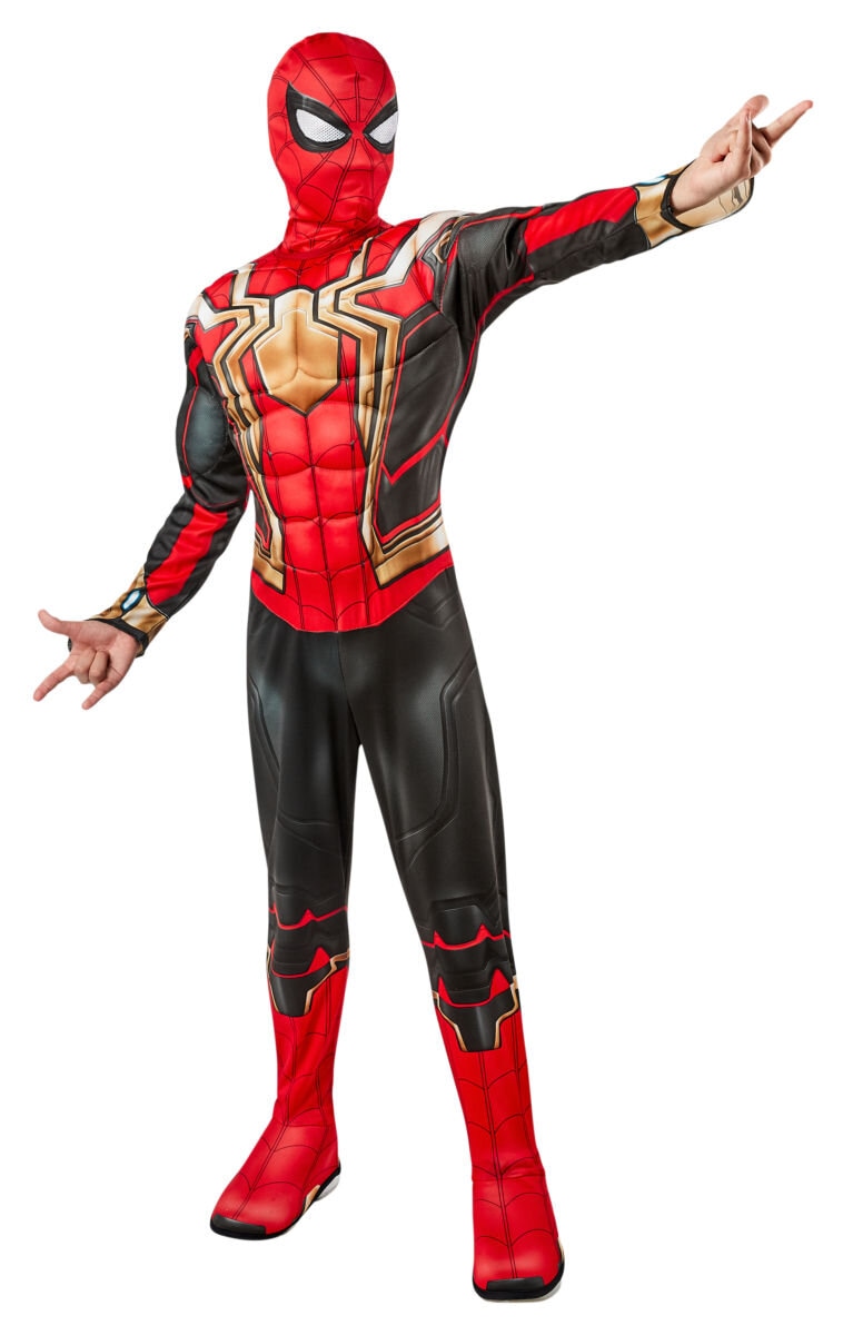 Spider-Man No Way Home - Iron Spider Kostyme Deluxe Barn 5-10 år