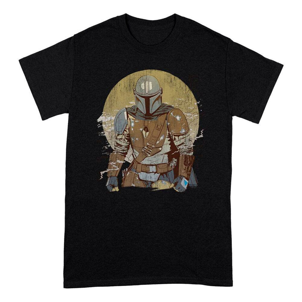The Mandalorian, T-skjorte Distressed Warrior (small)