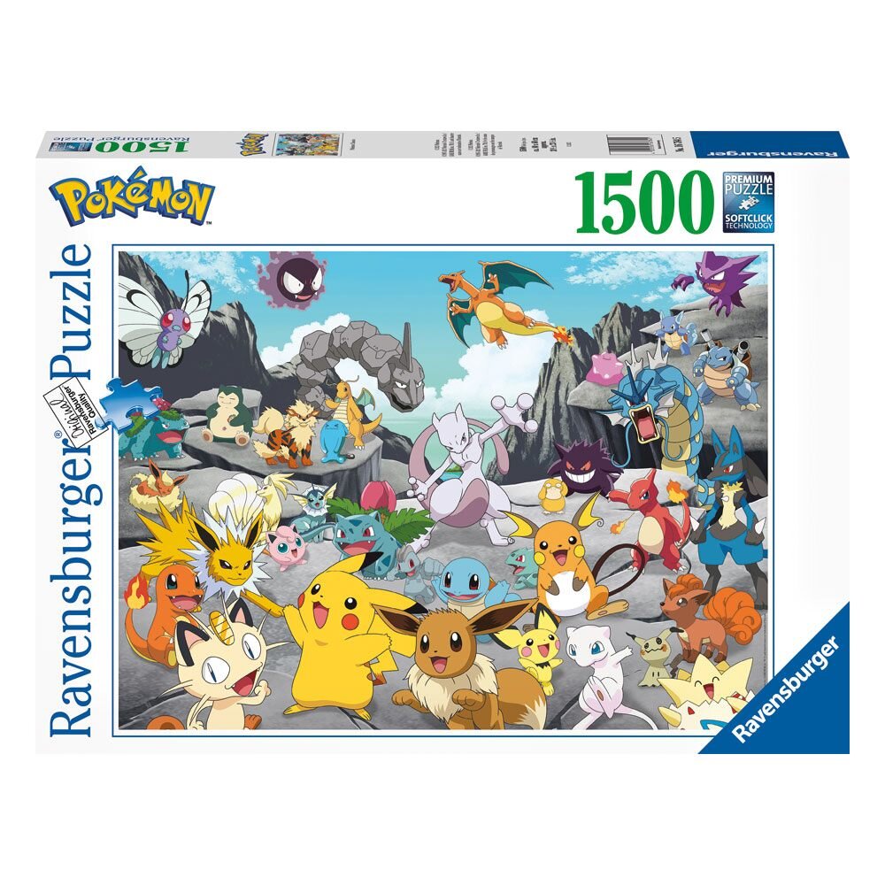 Ravensburger Puslespill, Pokémon Classic 1500 brikker