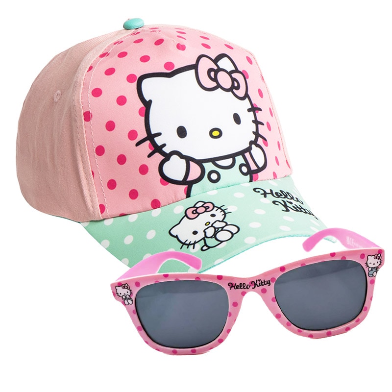 Hello Kitty - Caps og solbriller til barn