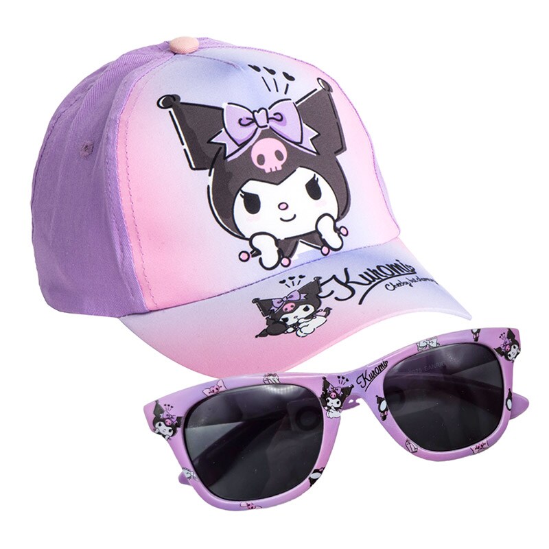 Hello KittyKuromi - Caps og solbriller til barn
