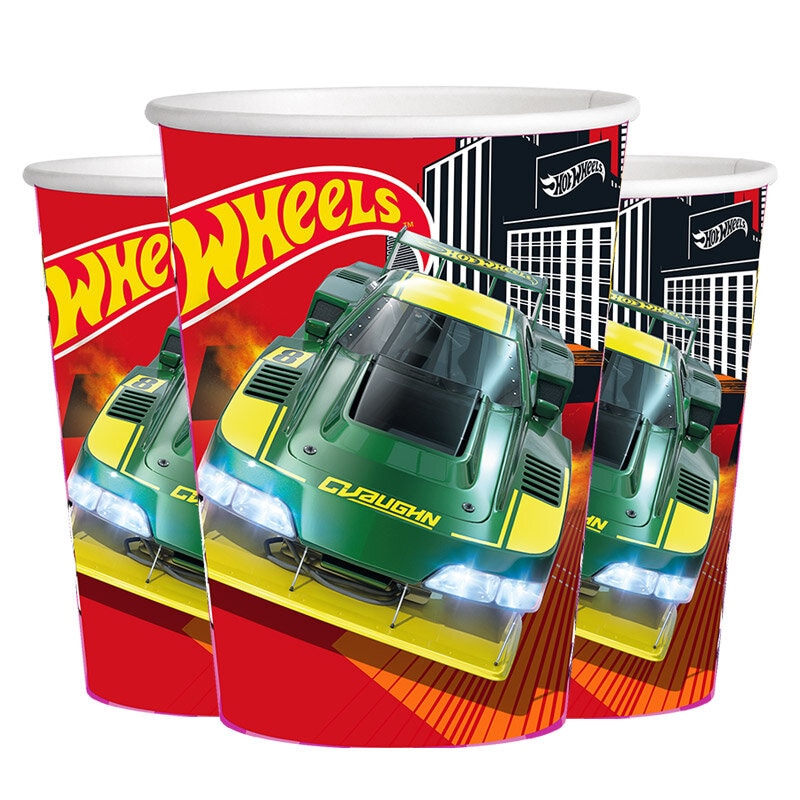 Hot Wheels - Pappkopper 8 stk.