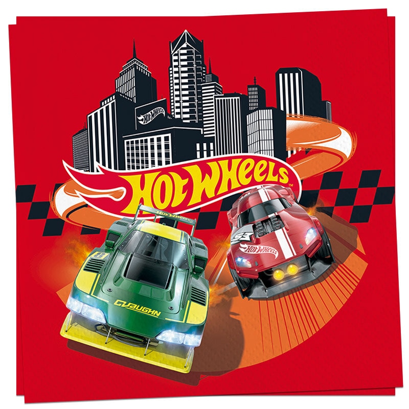 Hot Wheels - Servietter 20 stk.