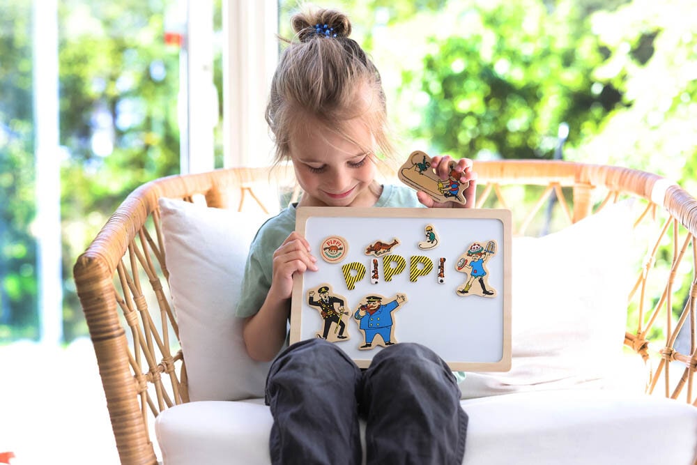 Pippi Langstrømpe Magnetbokstaver