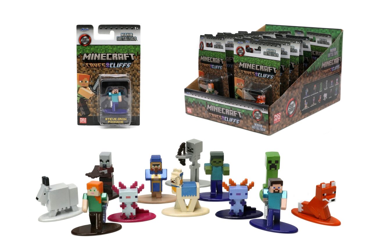 Minecraft - Samlerfigurer i metall 4 cm