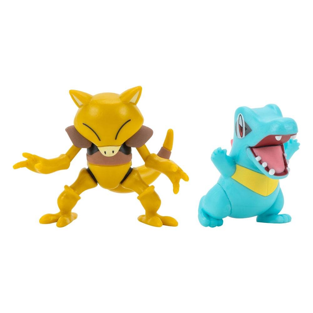 Pokémon - Actionfigurer 2 stk. Totodile & Abra