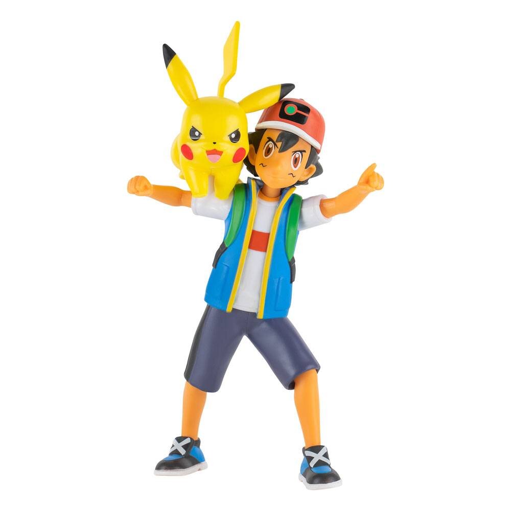 Pokémon, Battle Figures 2-stk Ash & Pikachu