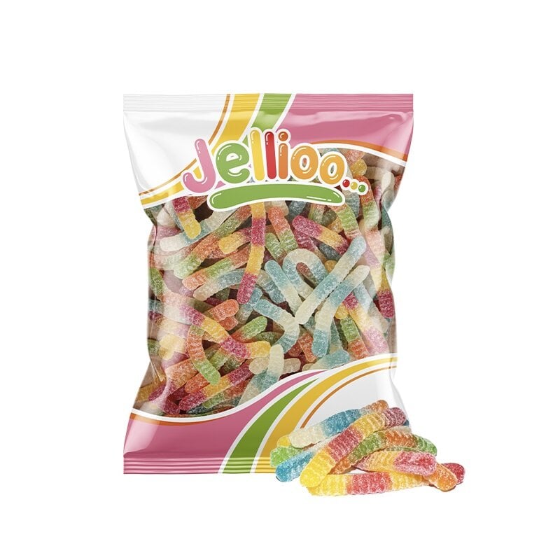 Jellio Sura gelémarker med fruktsmak 1 kg