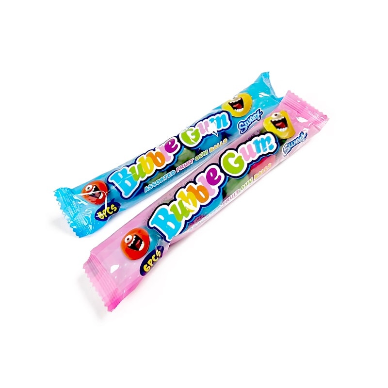 Tyggegummikuler med fruktsmak 6-pk