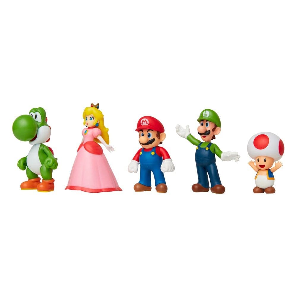 Super Mario Bros - Samlefigurer Mario & Friends 5 stk.