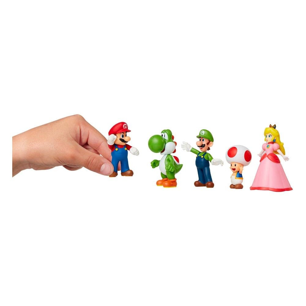 Super Mario Bros - Samlefigurer Mario & Friends 5 stk.