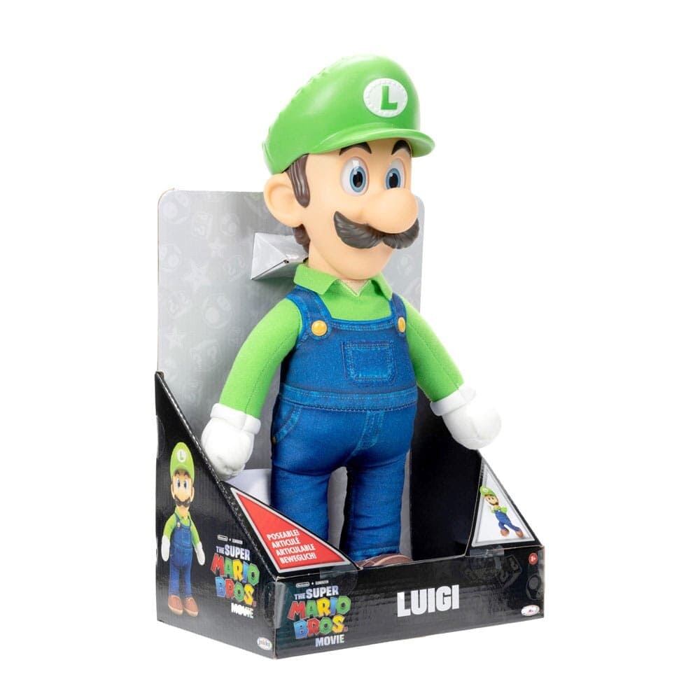 Super Mario Bros - Kosedyr Luigi Deluxe 30 cm