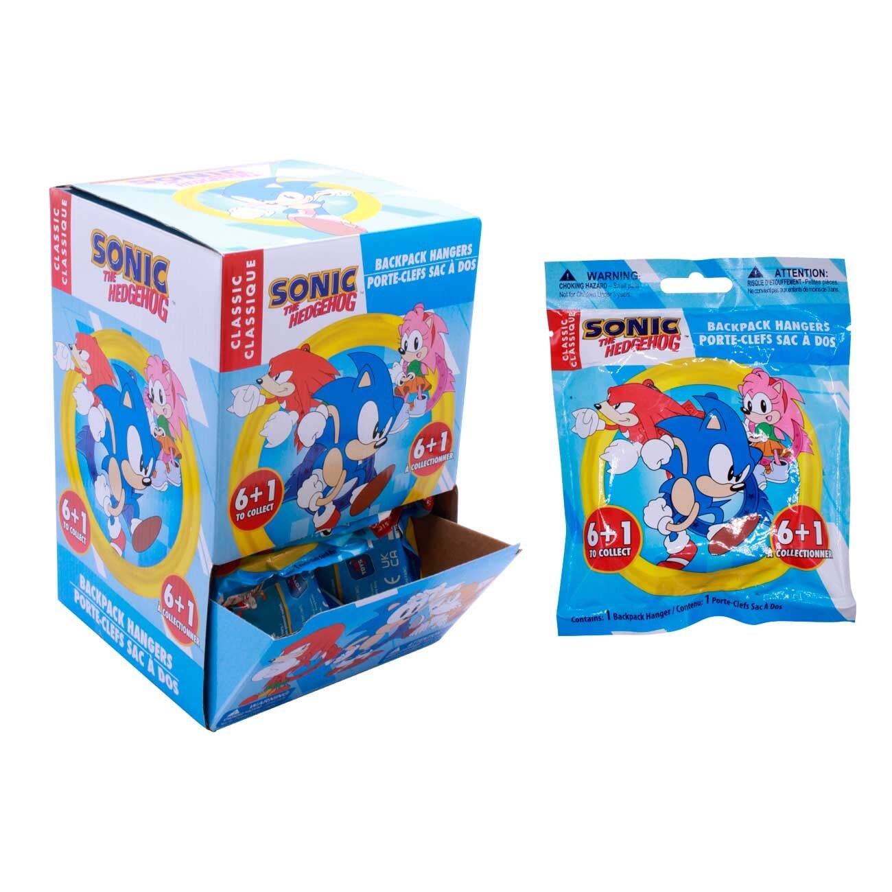 Sonic The Hedgehog - Dekorasjoner til ryggsekken