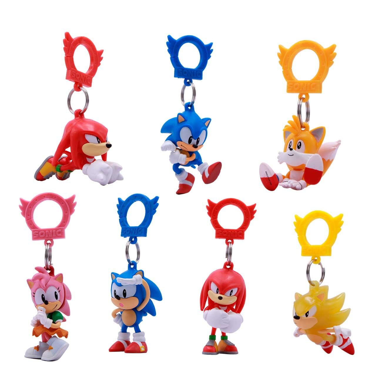 Sonic The Hedgehog - Dekorasjoner til ryggsekken