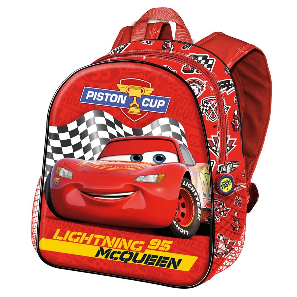 Ryggsekk Disney Cars Barnestørrelse 3D