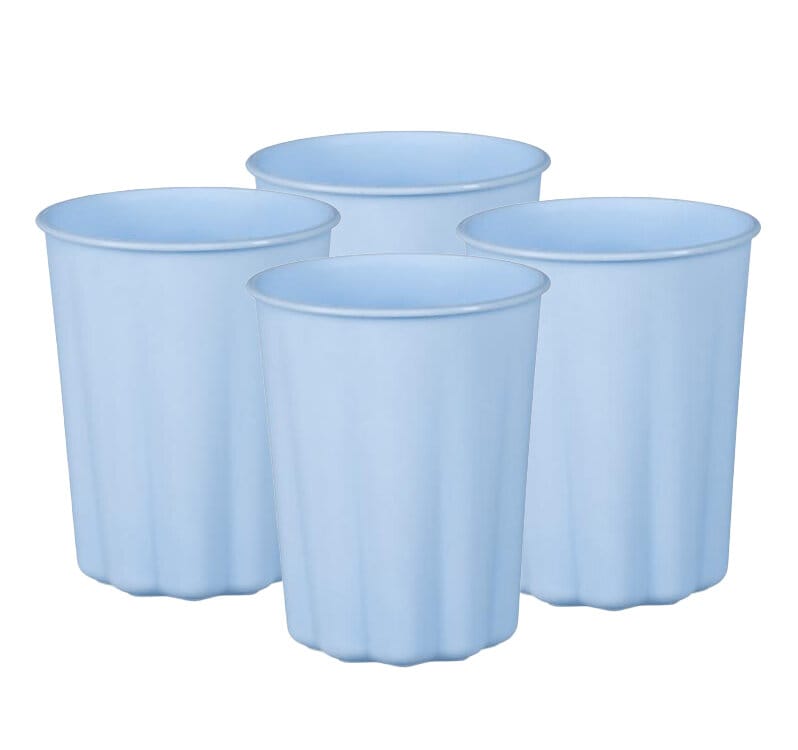 Plastkopper, Pastellblå 220 ml 4 stk.