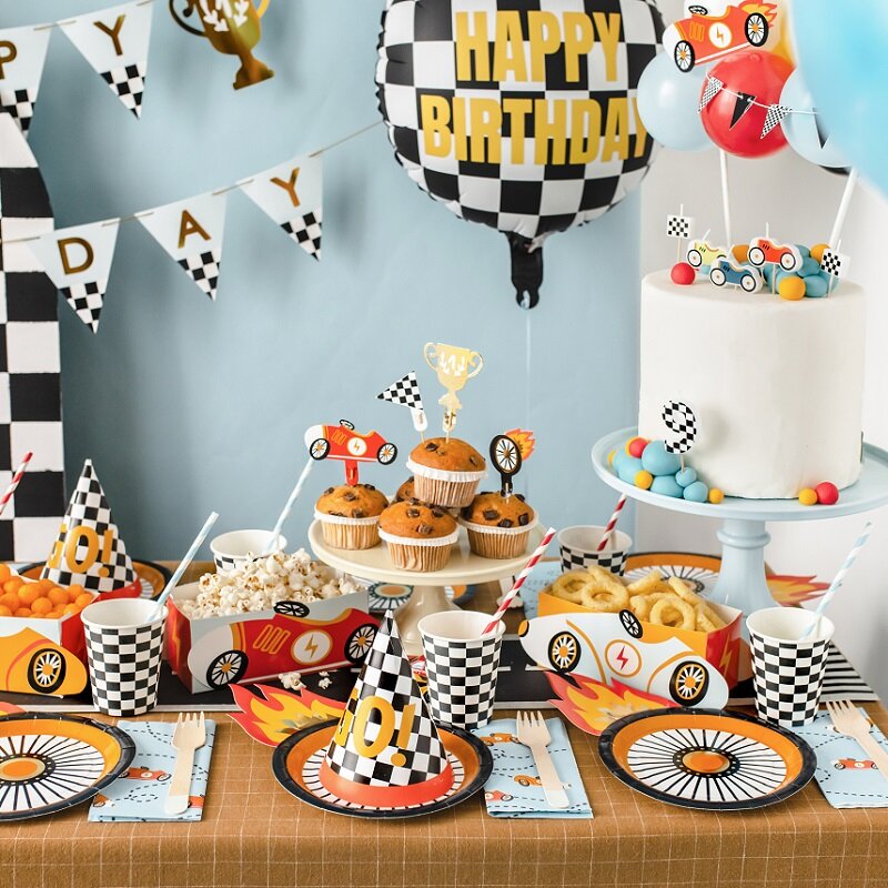 Racer Car - Cake Toppers 4 stk.