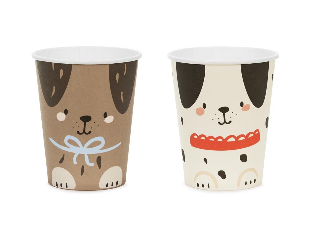 Dog Party - Pappkopper 6 stk.