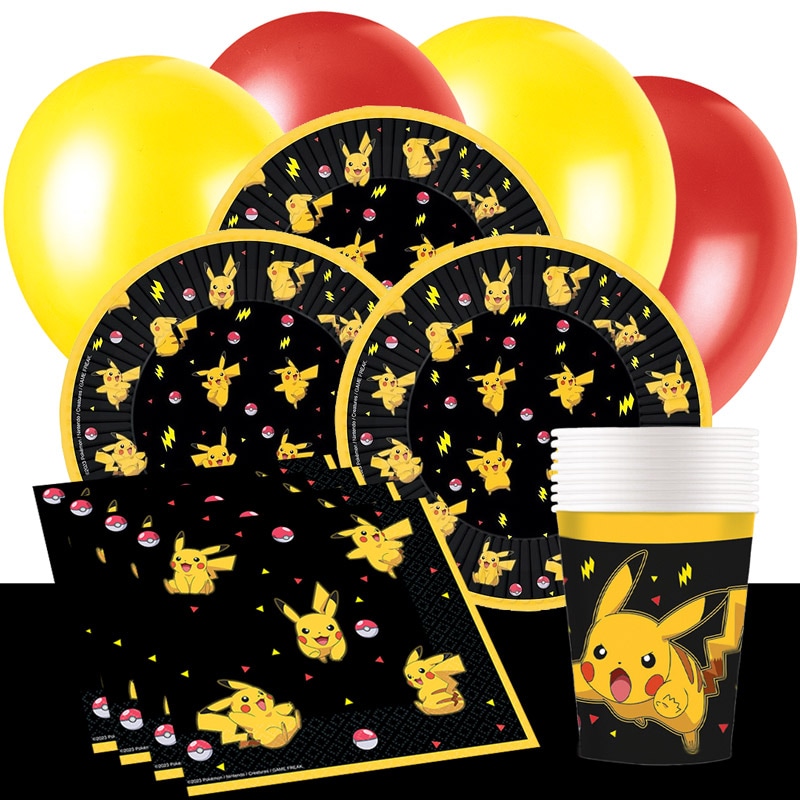 Pokémon Pikachu - Bursdagspakke 8-24 personer