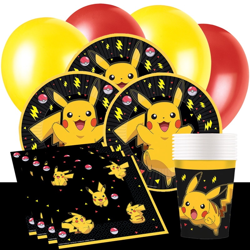 Pokémon Pikachu - Bursdagspakke 8-24 personer