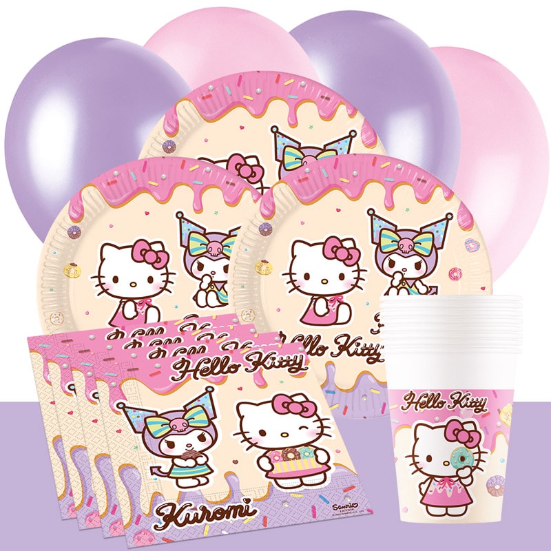 Hello Kitty Kuromi - Bursdagspakke 8-16 personer