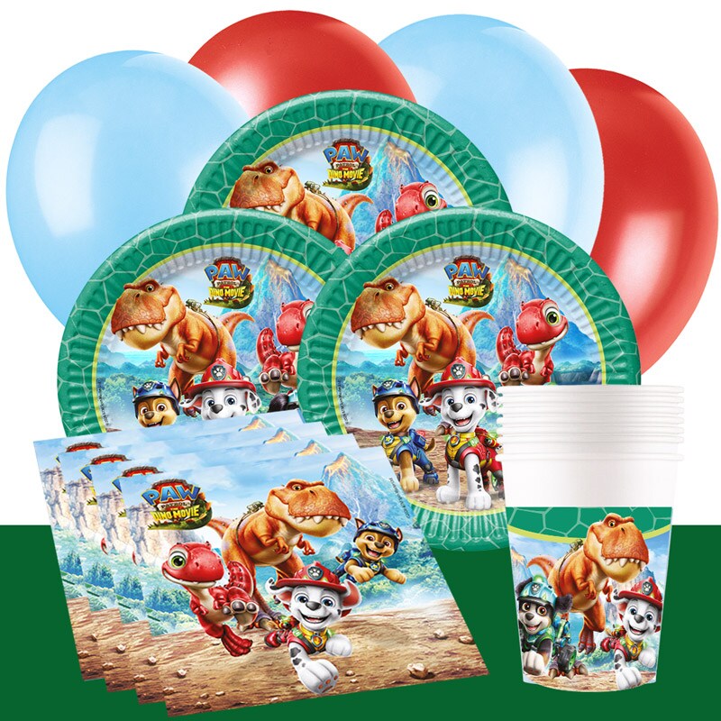 Paw Patrol Dino Movie Bursdagspakke 8-16 personer