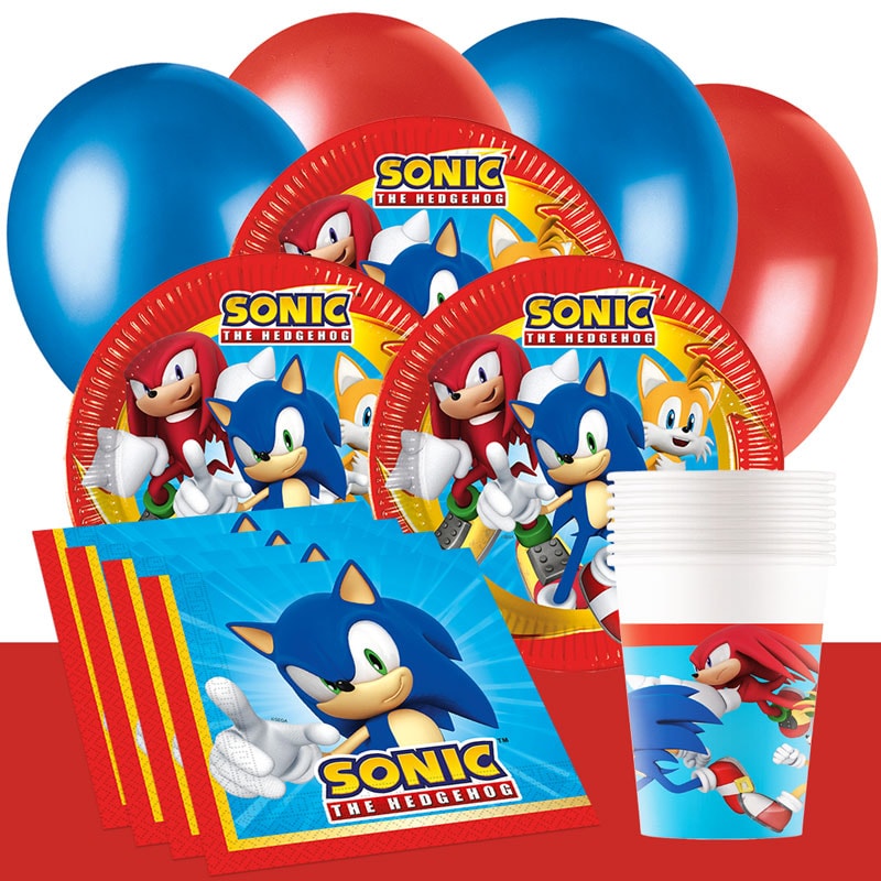 Sonic the Hedgehog - Bursdagspakke 8-24 personer