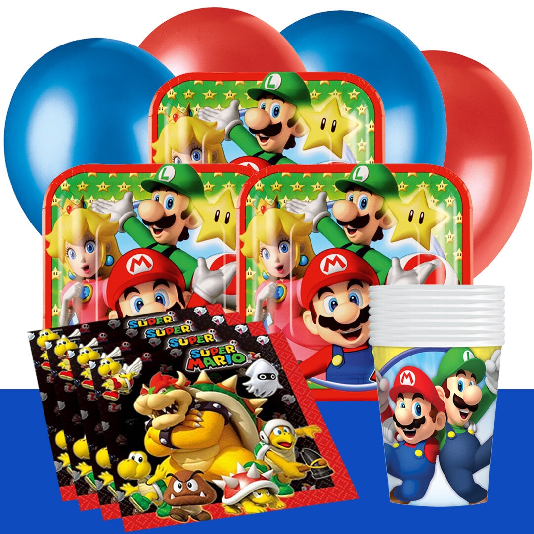 Super Mario - Bursdagspakke 8-24 personer