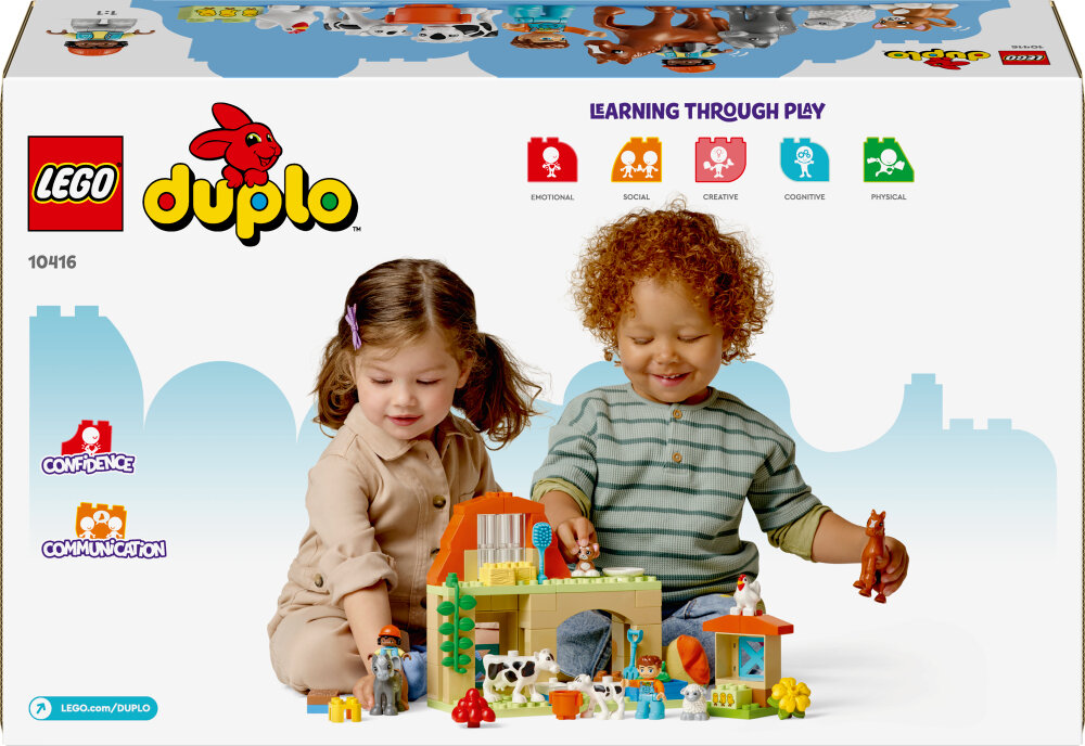 LEGO Duplo - Dyrestell på gården 2+