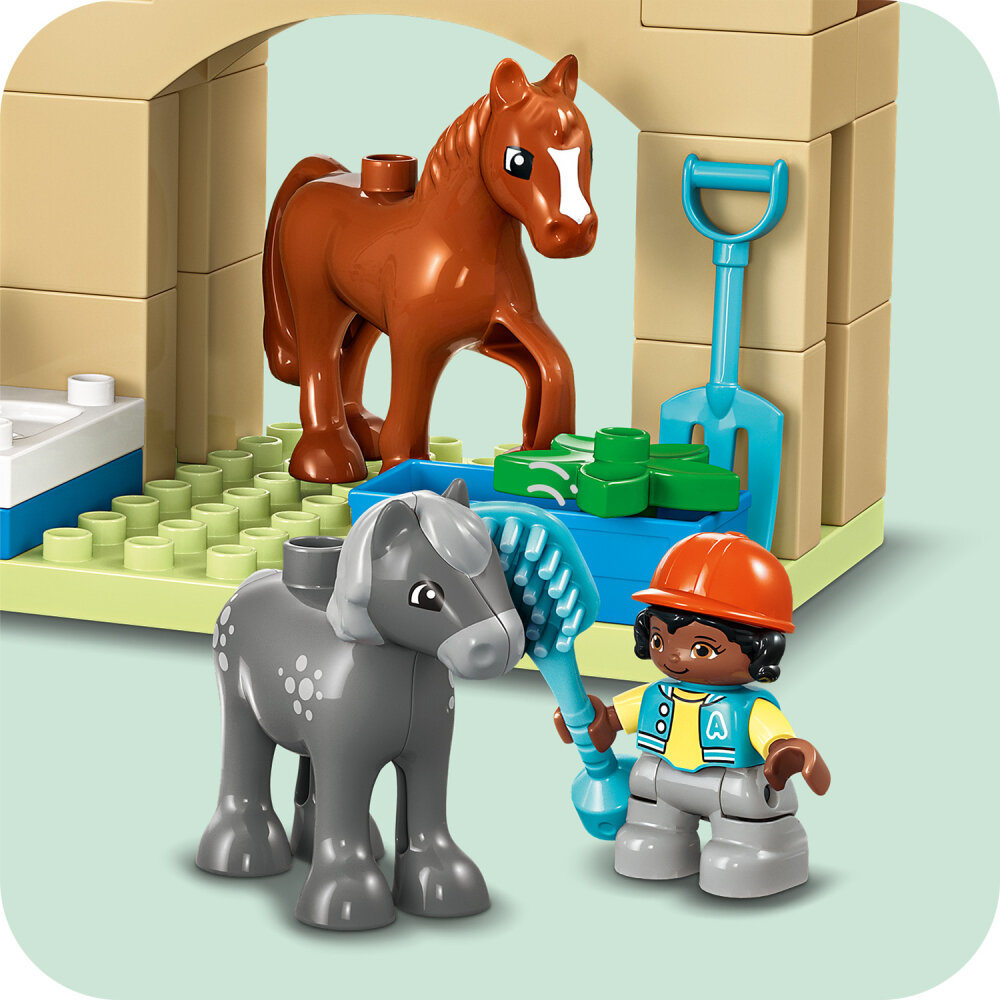 LEGO Duplo - Dyrestell på gården 2+