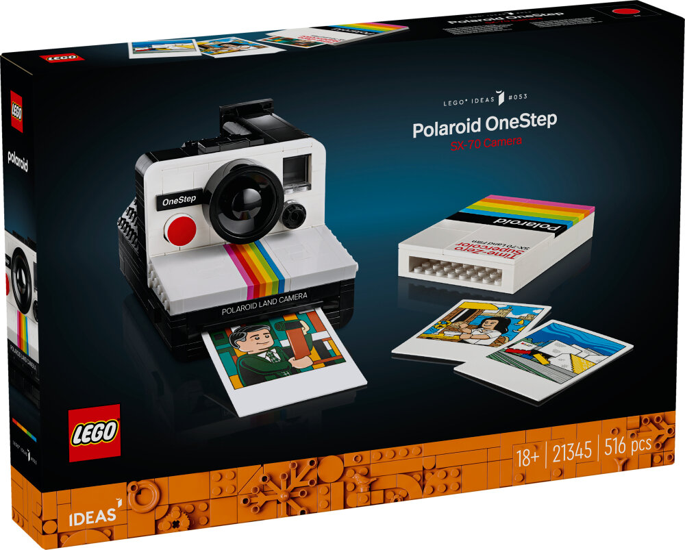 LEGO Ideas - Polaroid OneStep SX-70-kamera 18+