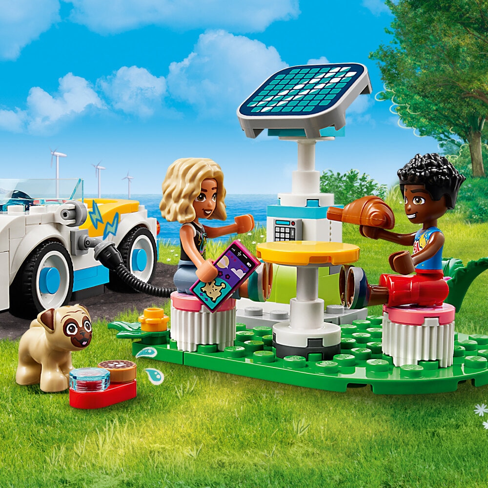 LEGO Friends - Elbil og ladestasjon 6+
